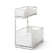 2-Tier Pull-Out Under-Sink Organiser — Adjustable Kitchen Cabinet Rack