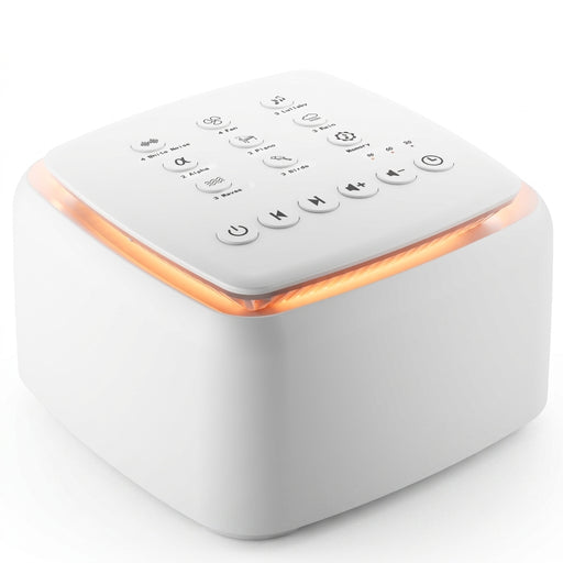 White Noise Machine — 30 Soothing Sounds, Warm Light, 30‑Hour Battery