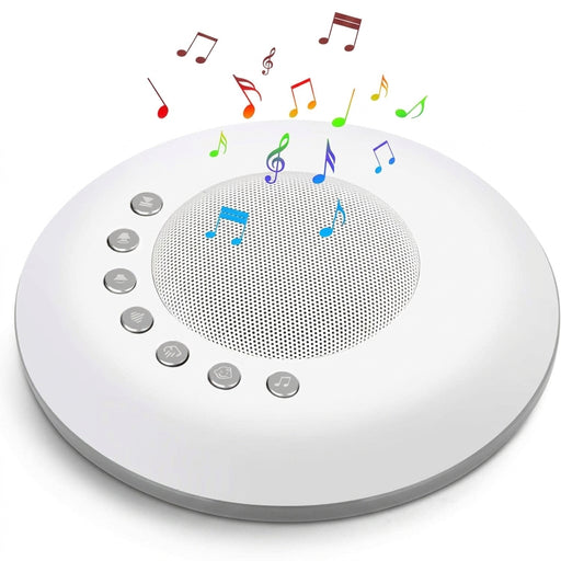 Portable Baby White Noise Machine — 28 Soothing Sounds, USB‑C Rechargeable, Timer & Memory