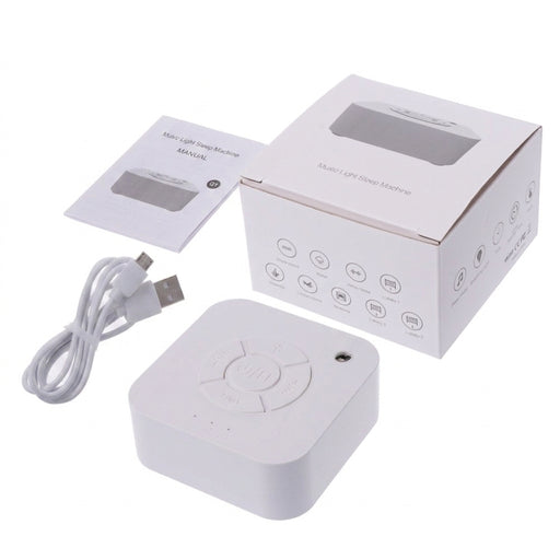 USB Rechargeable White Noise Machine – Portable Sleep Sound Device with Timer