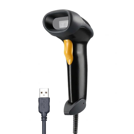 Eyoyo EY-H2 Handheld 2D USB Barcode Scanner — Wired QR, PDF417 & DataMatrix Reader for POS and Inventory