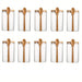 280ml Glass Storage Jar with Bamboo Lid & Spoon — 10oz Airtight Jar