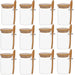 280ml Glass Storage Jar with Bamboo Lid & Spoon — 10oz Airtight Jar
