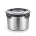 Stainless Steel Airtight Food Storage Jar — 500ml / 900ml / 1400ml, Sealed Canister with Locking Clamp