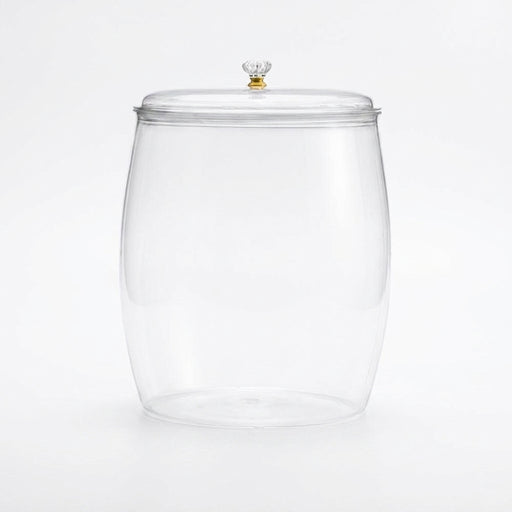 Multi‑functional Lidded Storage Jar — 2.2L to 18L Clear Acrylic