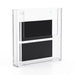 Clear Acrylic Wall-Mount Brochure Holder — Fits A4 & A5