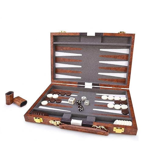 38cm (15in) Folding Game Board — Classic Chess & Checkers Travel Edition
