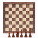 Magnetic Foldable Solid Wood Chess Set - Portable Board, Educational Gift