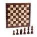 Magnetic Foldable Solid Wood Chess Set - Portable Board, Educational Gift