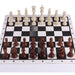 Wooden 32-Piece Chess Set — King 110mm with Leather Board, Gift for Teens & Adults