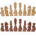 Wooden 32-Piece Chess Set — King 110mm with Leather Board, Gift for Teens & Adults