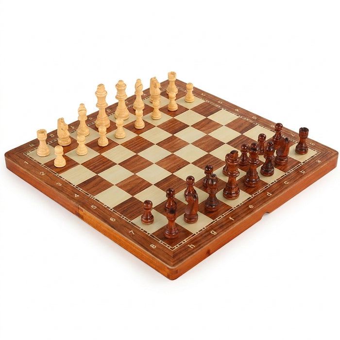 Rosewood Luxury Chess Set with Two Extra Queens and Storage Box — Professional Tournament Board (Adults)