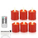 Rechargeable Waterproof LED Tea Lights with Remote Timer — Flameless Home & Wedding Candles