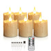 Rechargeable Waterproof LED Tea Lights with Remote Timer — Flameless Home & Wedding Candles