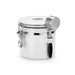 Airtight Stainless Steel Coffee Canister 22oz (1800ml) with Scoop — Black