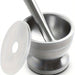 18/8 (304) Stainless Steel Mortar & Pestle Set with Non-Slip Base - Silver
