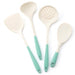 4-piece Silicone Kitchen Utensil Set — Pot Shovel, Slotted Spoon, Soup Spoon & Ladle