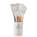 12-Piece Silicone Kitchen Utensil Set with Wooden Handles, Non-Stick