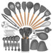 36-piece Silicone Cooking Utensil Set with Holder