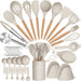 36-piece Silicone Cooking Utensil Set with Holder