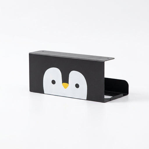 No‑Punch Carbon Steel Kitchen Paper Towel Holder — Cabinet, Drawer or Wall