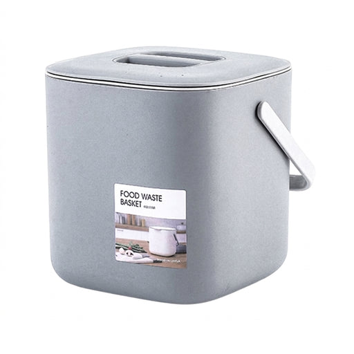 Portable 2-Tier Kitchen Waste Bin with Handle — 4L Compost Drainer