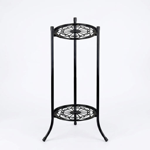 Double-Layer Metal Plant Stand — Multi-Layer Floor Display (1 pack)