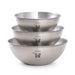 304 Stainless Steel Mixing & Salad Bowl with Measuring Lines — Large Capacity