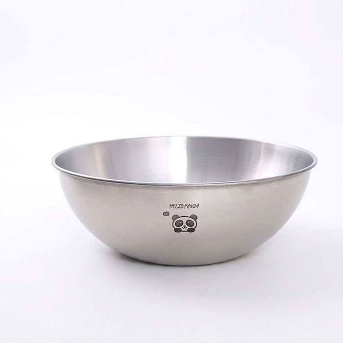 304 Stainless Steel Mixing & Salad Bowl with Measuring Lines — Large Capacity