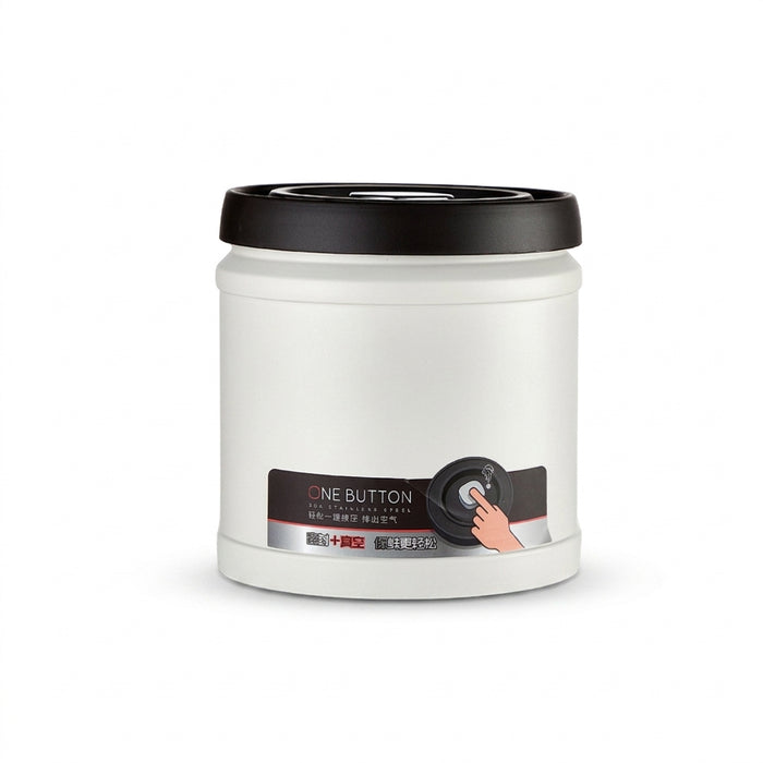 Stainless Steel Vacuum Coffee Canister – Airtight Storage for Beans, Tea & Grains