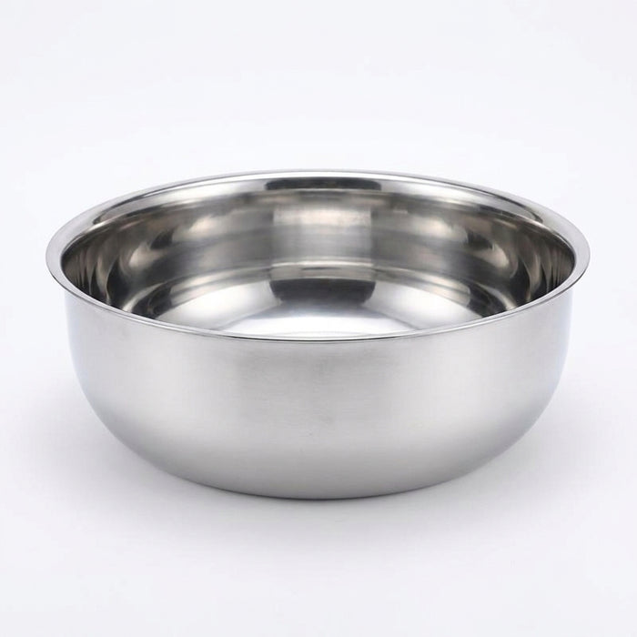 Stainless Steel Mixing Bowl with Lid — Heavy-Duty, Dishwasher-Safe