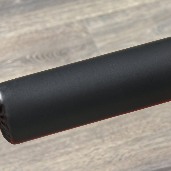 SPORTNOW Bulgarian Split Squat Stand, 12-Level Adjustable Single Leg Squat Machine with Foam Roller and Anti-Slip Pads for Lower Body Strength Training, Red