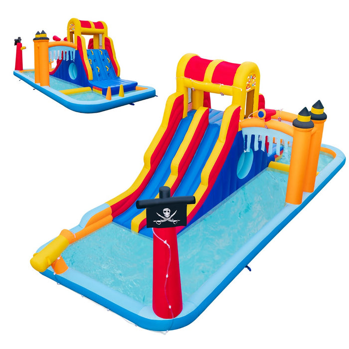 Splash Zone Water Slide - Dual Slides with Splash Pools - Perfect Summer Fun for Kids and Families