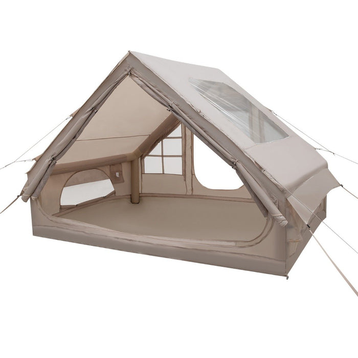 4-6 People Waterproof Inflatable Camping Tent with Pump-