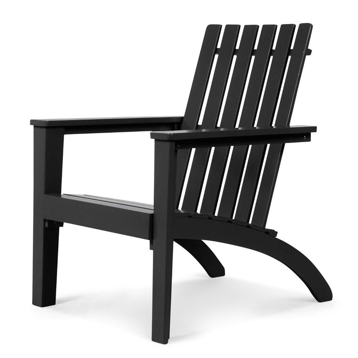 Wood Adirondack Chair with Solid Acacia Wood and 160KG Weight Capacity-