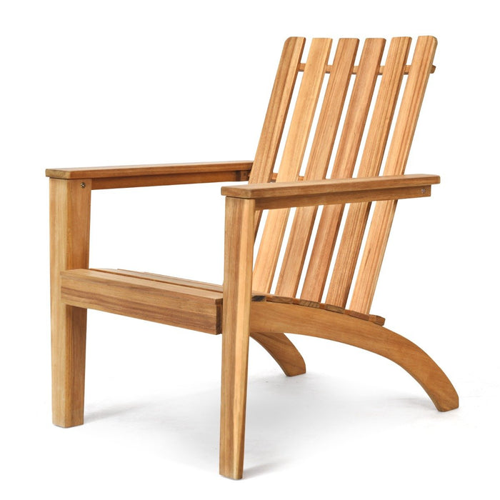 Wood Adirondack Chair with Solid Acacia Wood and 160KG Weight Capacity-
