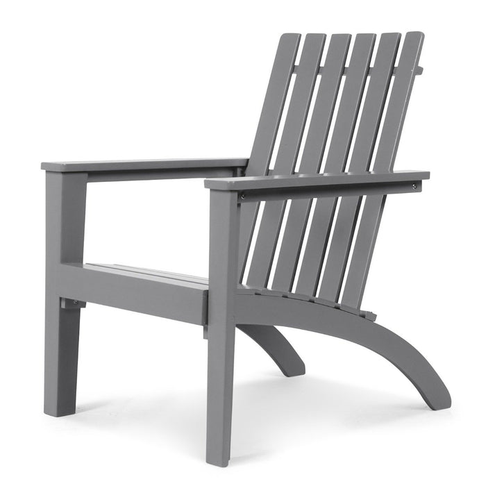 Wood Adirondack Chair with Solid Acacia Wood and 160KG Weight Capacity-