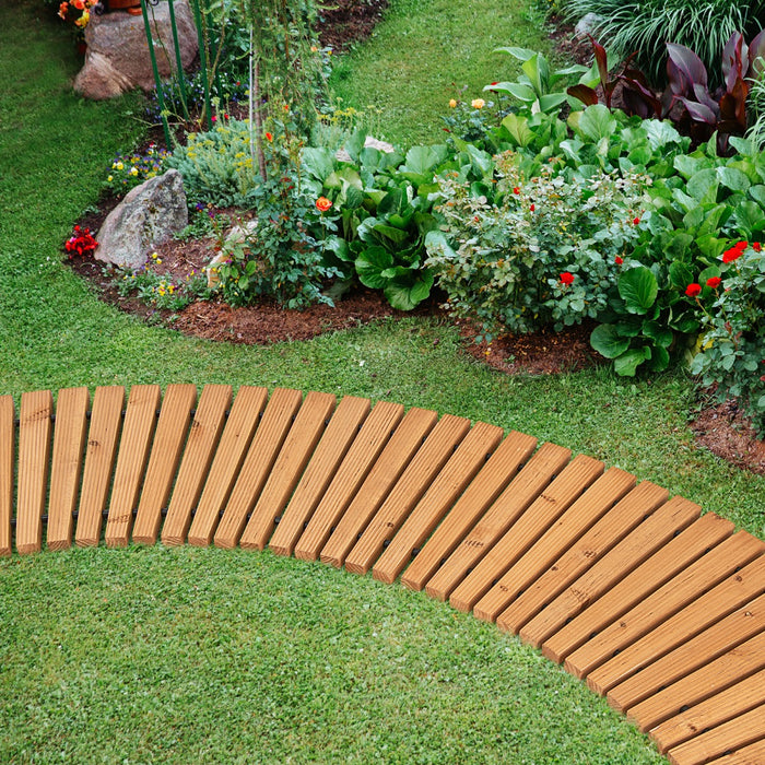 Curved Walkway Roll Out - With Non-Slip Texture and Natural Appearance - Ideal for Garden Paths and Outdoor Spaces