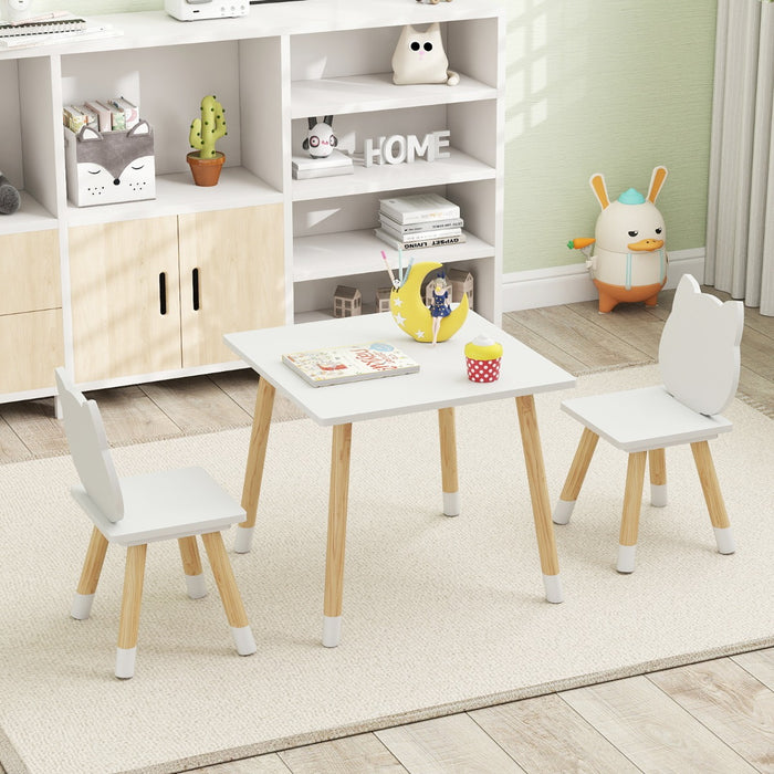 Wooden Toddler Desk and Chair Set for Classroom-