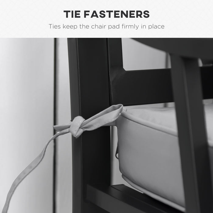 Outsunny 2 Seater Garden Bench Cushion -Light Grey