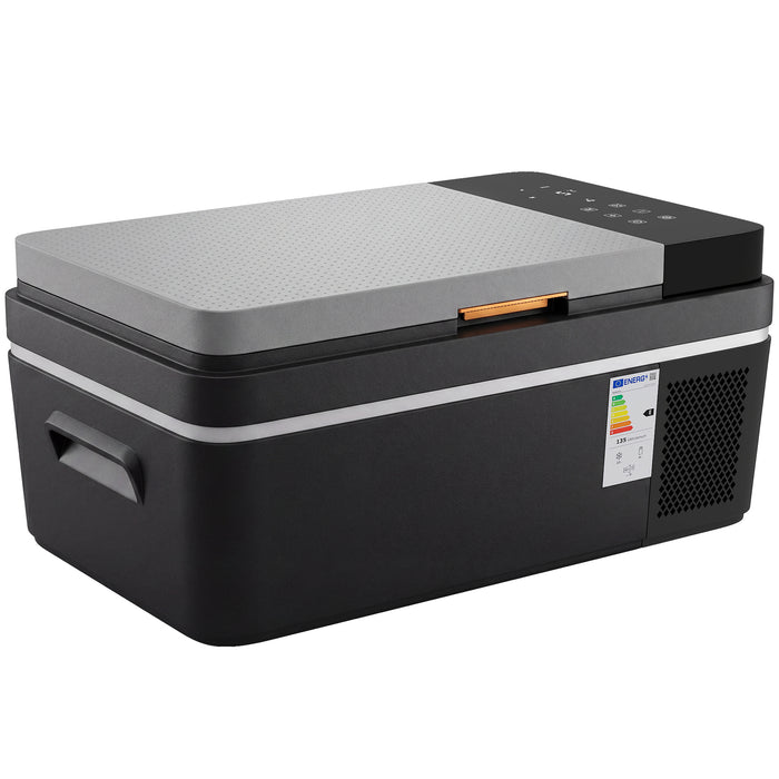 Outsunny 20L Compressor Car Fridge Freezer, Camping Refrigerator with App Control, 12/24V DC and 100-240V AC,