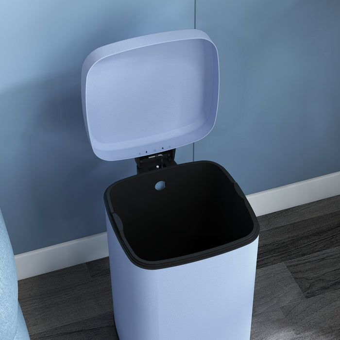 20 Litre Pedal Bin - Fingerprint Proof Metal Kitchen Trash Can with Soft-Close Lid and Removable Inner Bucket - Ideal for Home and Office Waste Management