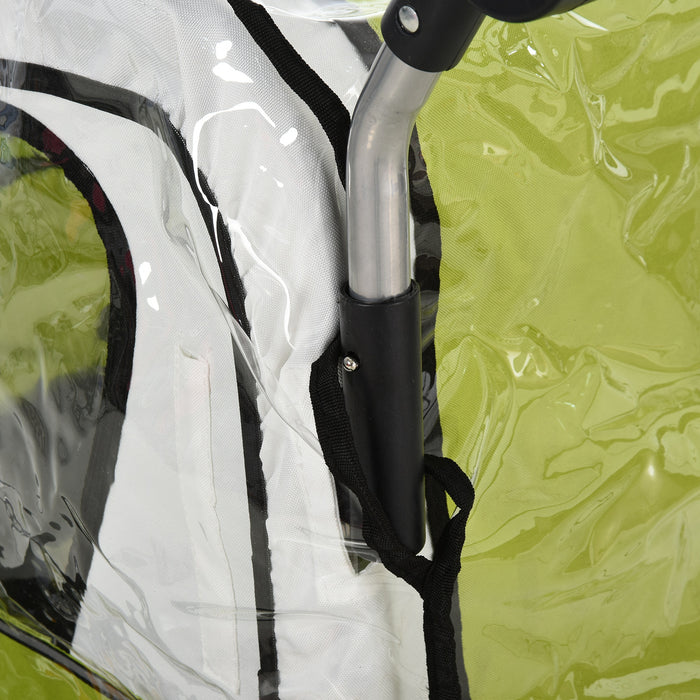 HOMCOM Baby Bike Trailer Cover, Anti Dust Rain Snow, Cold Wind, 76 x 61 x 61 cm