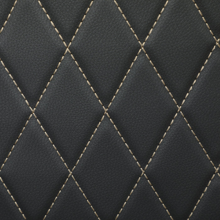 HOMCOM Executive Office Chair, High Back Desk Chair, PU Leather Swivel Computer Chair with Tilt Function, Adjustable Height and Armrests for Home Office, Black