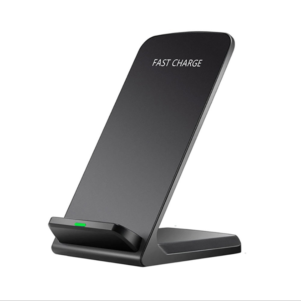 Qi Wireless Charging Stand - 10W Dual Coils Fast Phone Holder for Qi-Enabled Devices - Ideal for iPhone, Samsung, and Huawei Users