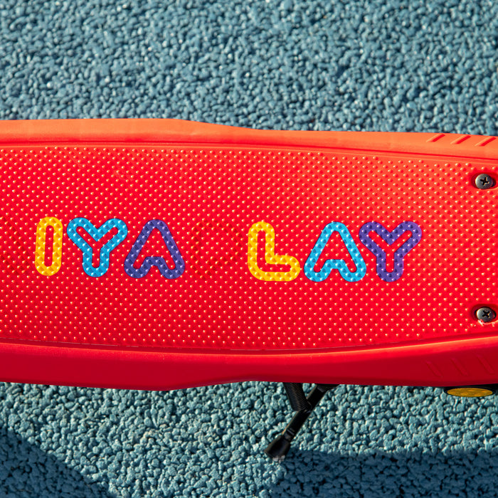 Foldable Electric Scooter with Bright LED Headlight - Easy-to-Carry Design for Kids Ages 7-14 - Fun and Safe Red Scooter for Young Riders