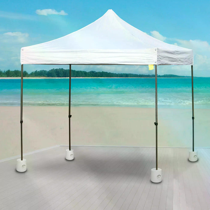 Plastic Tent Weight Base 4-Pack - Durable Anchoring Set for Outdoor Tents and Canopies - Ideal for Stabilizing Shelters at Events & Campsites
