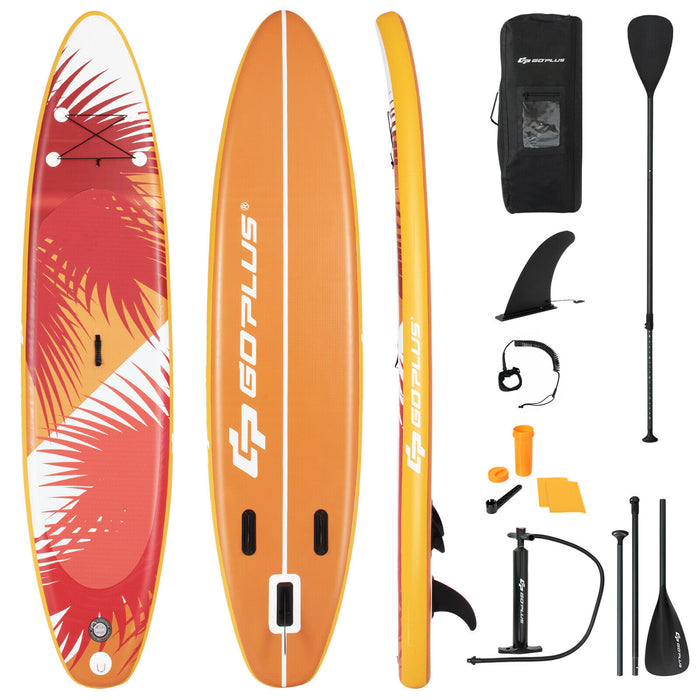 11FT Inflatable Stand Up Paddle Board - Adjustable, Non-Slip Deck Features - Ideal for Watersport Enthusiasts