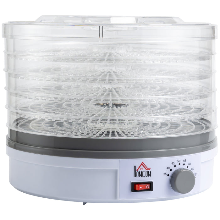 245W Electric Food Dehydrator - 5-Tier Dryer Machine with Adjustable Temperature Control for Various Foods - Ideal for Making Dried Fruits, Jerky, Veggies, Meats, and Pet Snacks