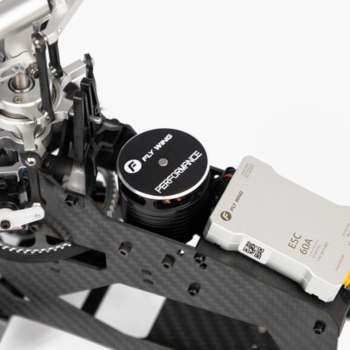 FLY WING FW450 V2.5 - 6CH FBL 3D Flying GPS Altitude Hold RC Helicopter with One-Key Return and H1 Flight Control System - Perfect for Aerial Enthusiasts and Novice Pilots